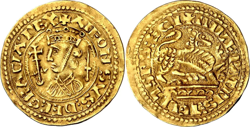 Morabetín d'ouru d'Alfonsu IX