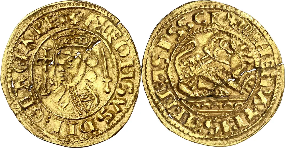 Morabetín d'ouru d'Alfonsu IX, Áureo & Calicó