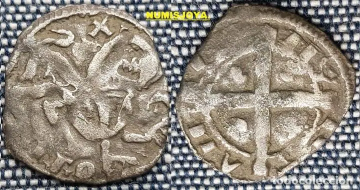 Reino de León. ALFONSO IX año 1188/1230. DINERO ceca SALAMANCA. Peso 0,65 gr. 17 mm.
