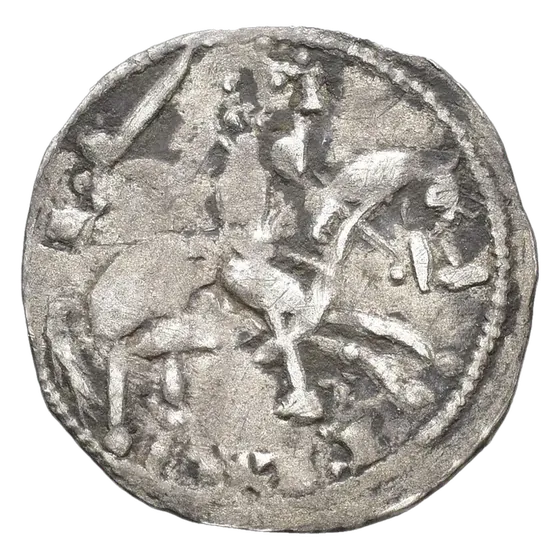 Dineiru ecuestre de la coronación imperial (1135), anversu