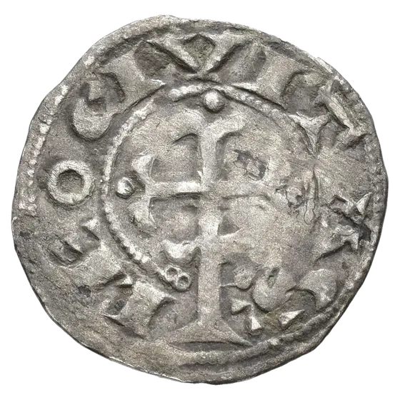 Dineiru ecuestre de la coronación imperial (1135), reversu