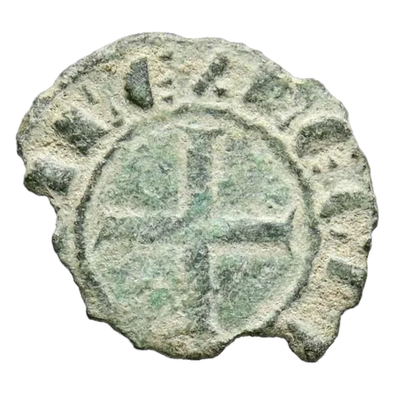Dineiru del infante don Xuan (I REX LEGIONIS / ET LEGIONIS), reversu