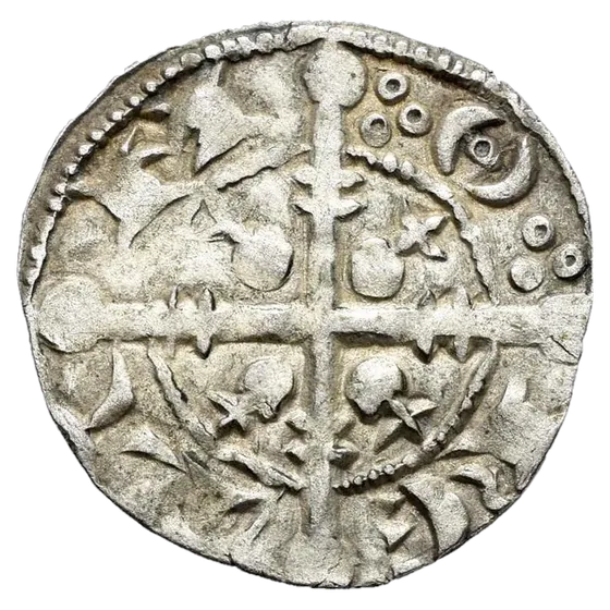 Dineiru MONETA LEGIONIS d'A Corunna, anversu